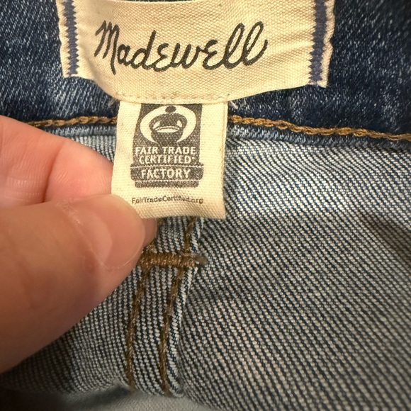 Madewell Cali Demi Boot Jeans Size 24 Mid Rise Bootcut Stretch Denim - Picture 3 of 14